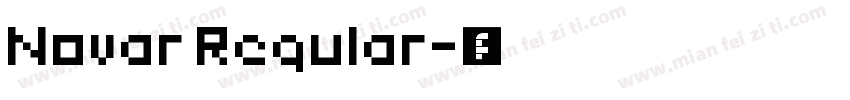 Novar Regular字体转换